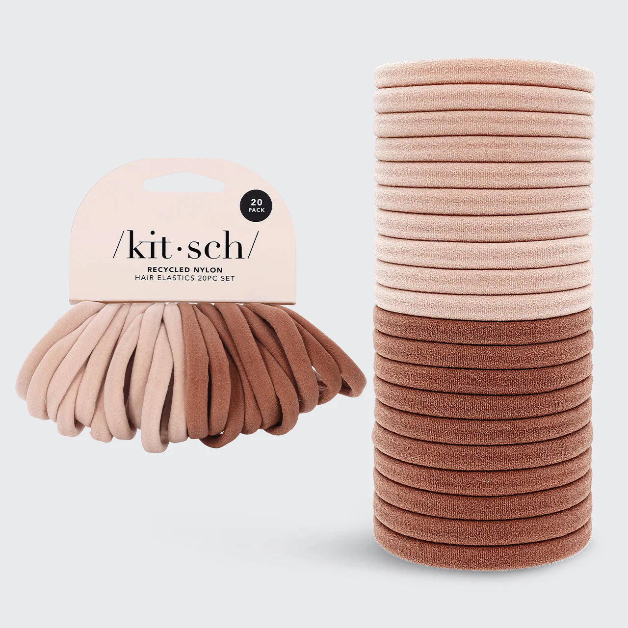 Blush Elastic Hair Ties | 20pc Set