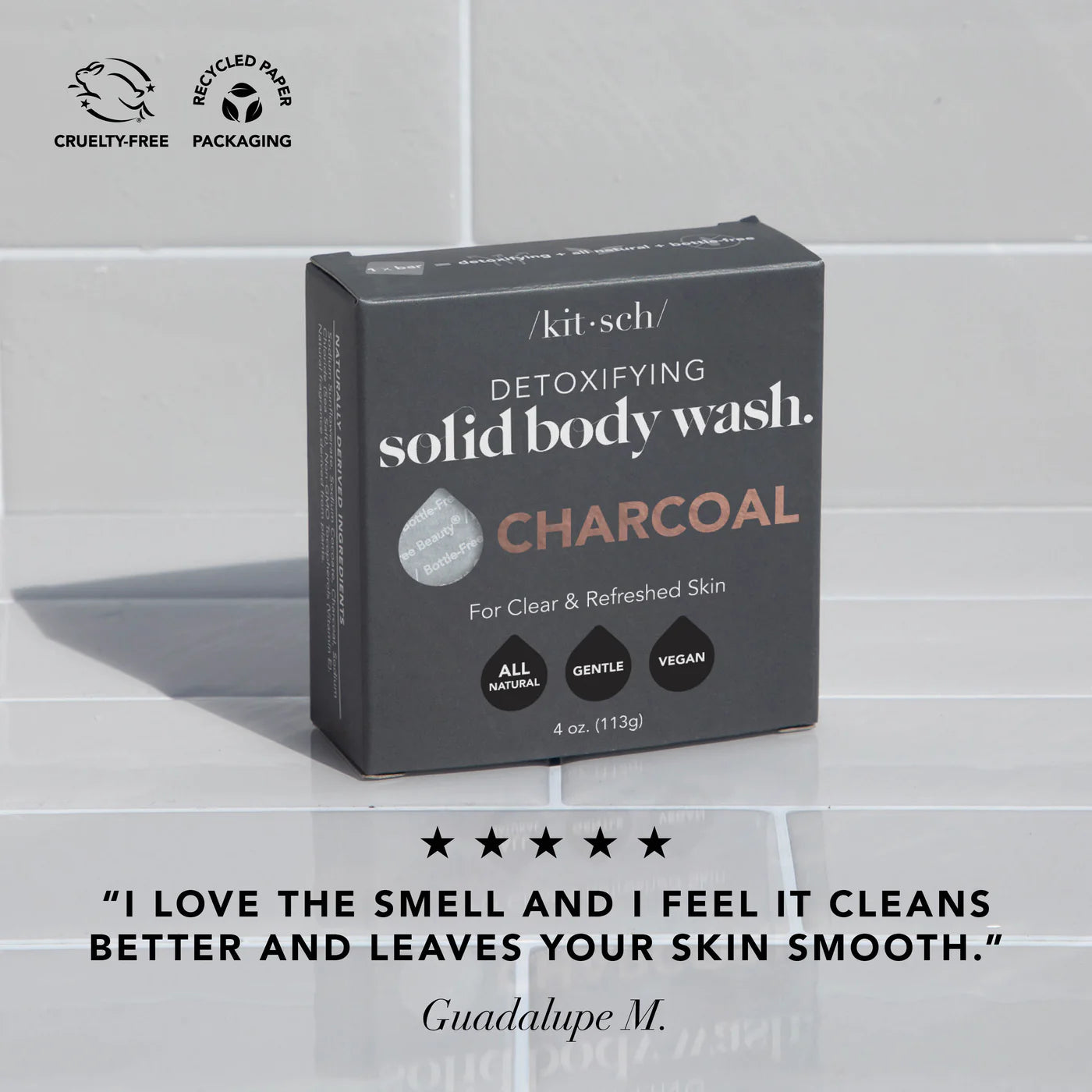 Charcoal Detoxifying Solid Body Wash