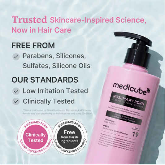 Medicube Rosemary PDRN Cooling Thickening Shampoo