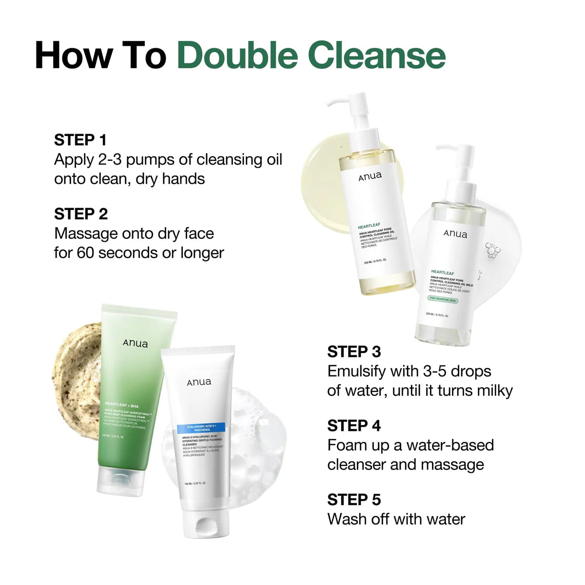 Anua Double Cleansing Duo Set