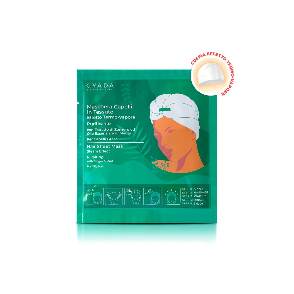 Hair Sheet Mask 5 | Steam Effect | Puryifing & Anti-Dandruff