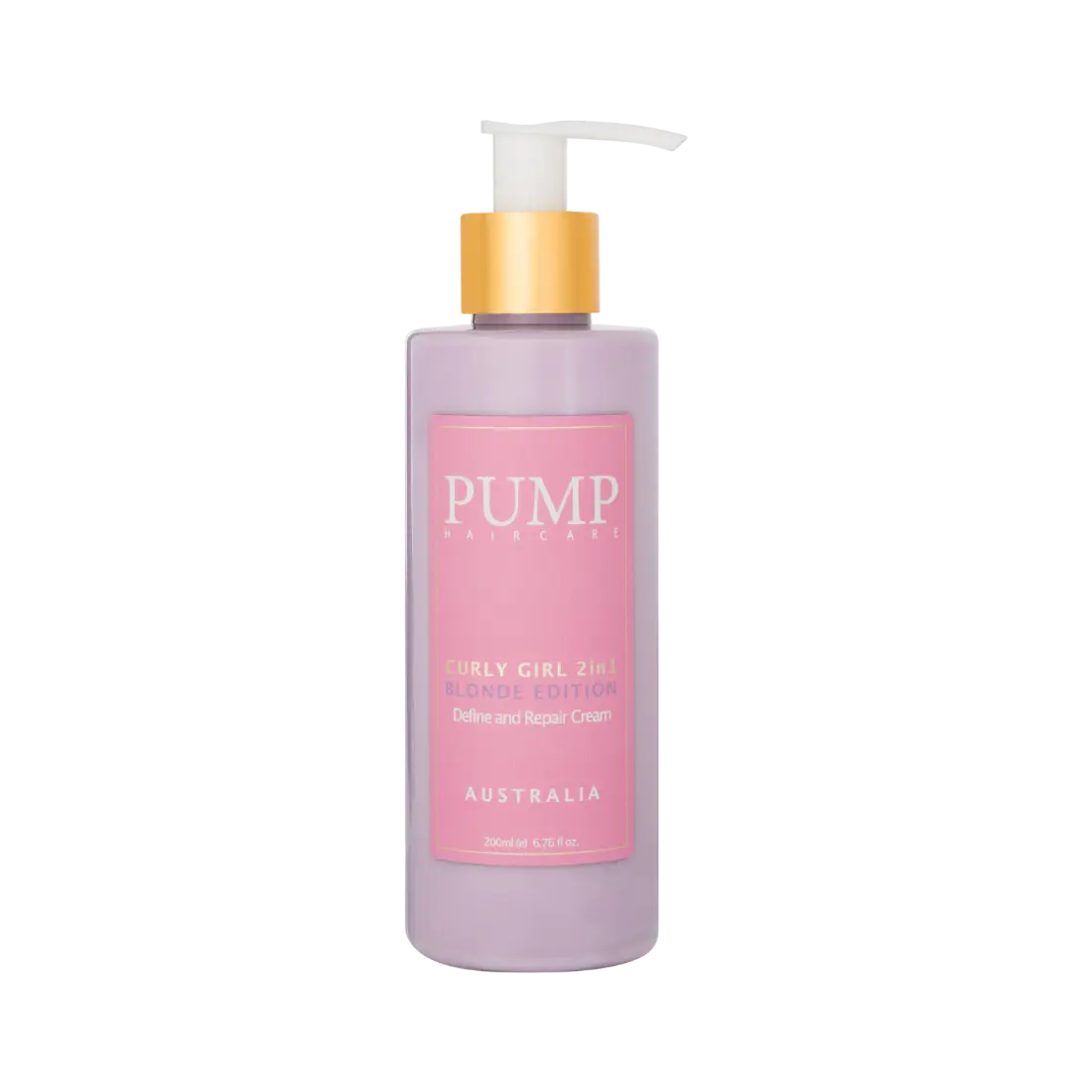 Pump Curly Girl 2 in 1 | Blonde Edition Define and Repair Cream