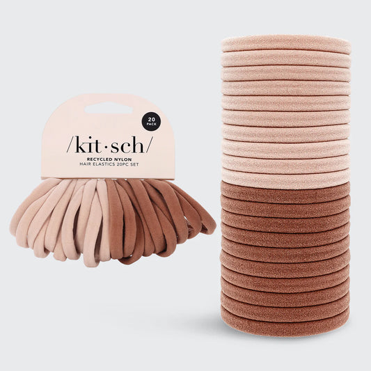 Blush Elastic Hair Ties | 20pc Set