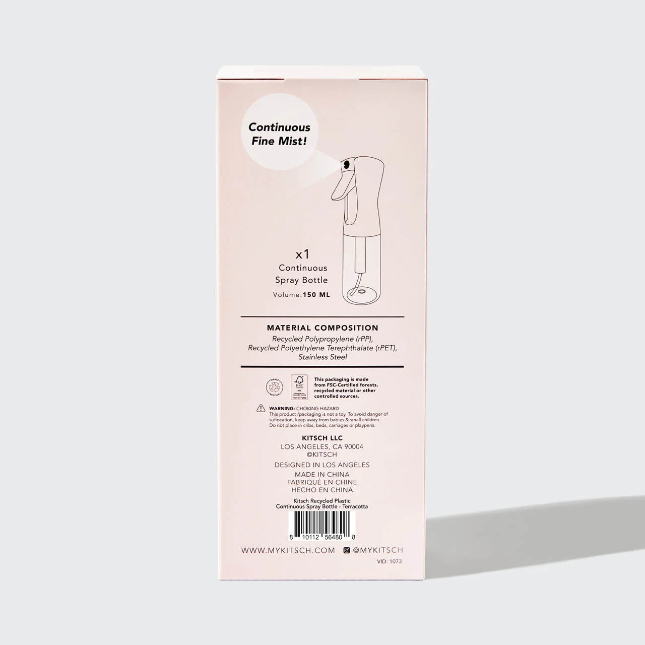 Terracotta Continuous Spray Bottle