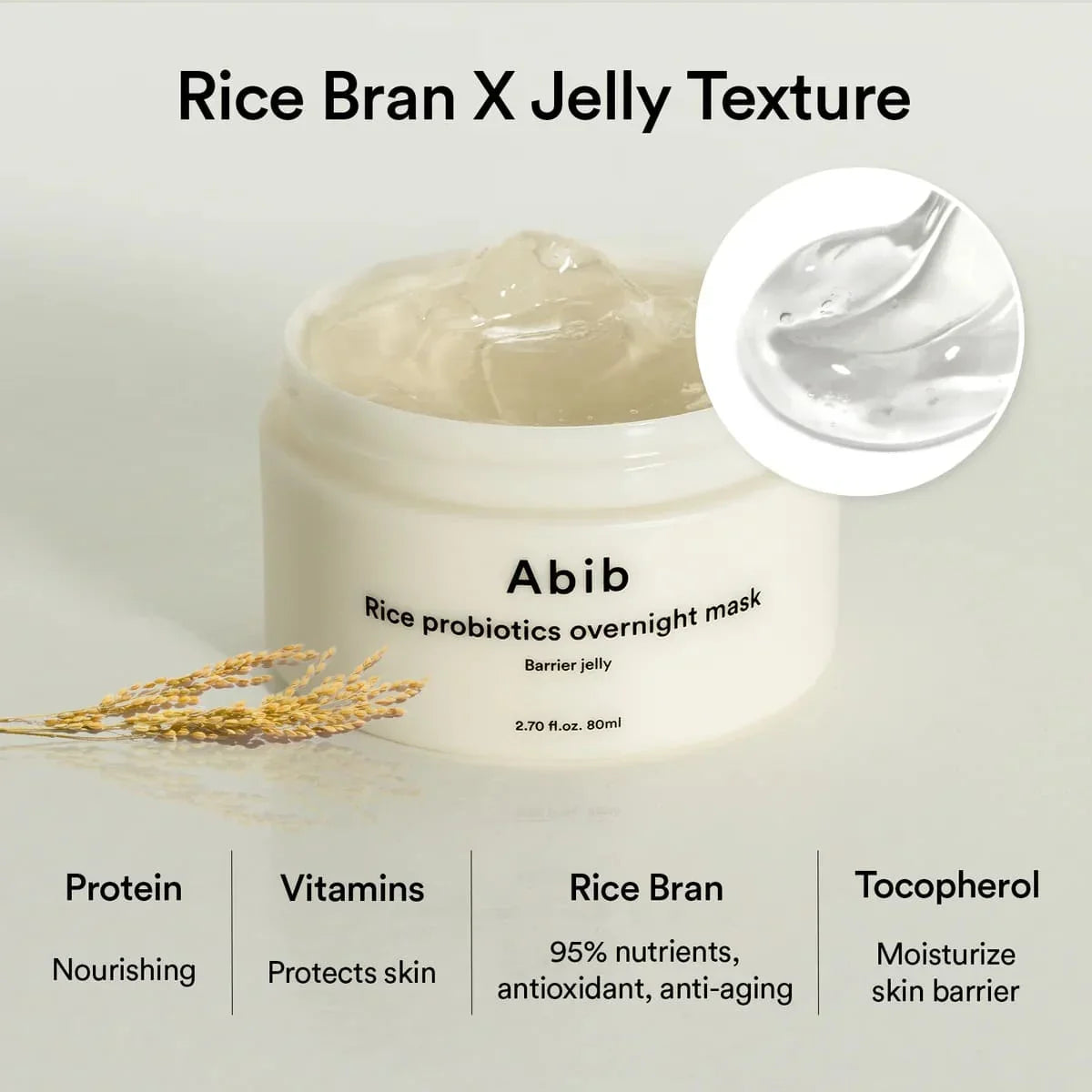 ABIB Rice Probiotics Overnight Mask Barrier Jelly