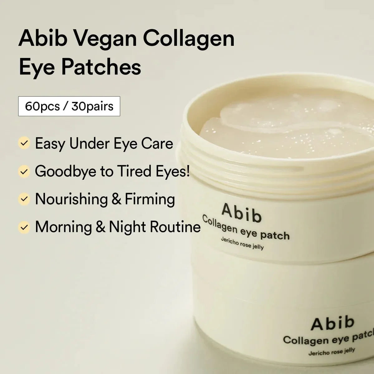 ABIB Collagen Eye Patch Jericho Rose Jelly -  60pcs