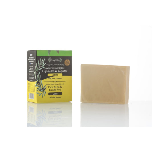 Lemon | Face &amp; Body Soap With Extra Virgin Cretan Olive Oil