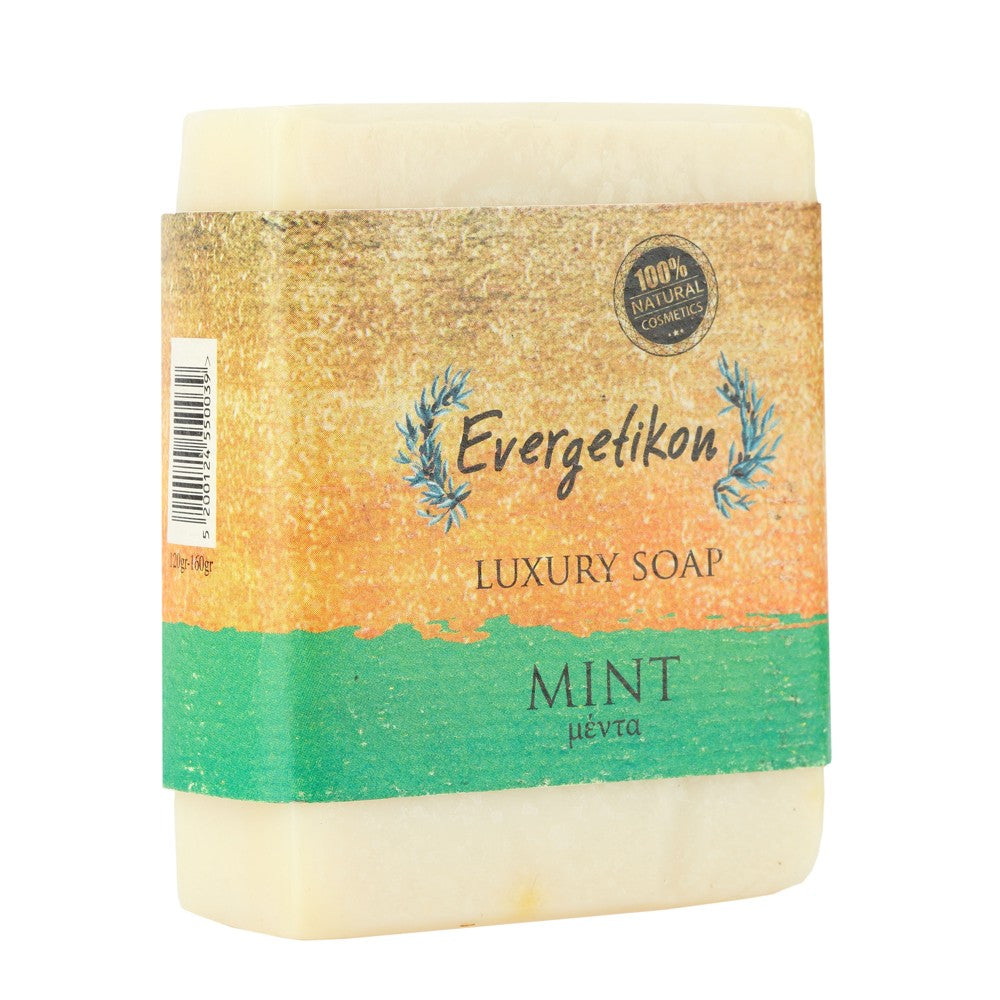 Peppermint | Face &amp; Body Soap With Extra Virgin Cretan Olive Oil
