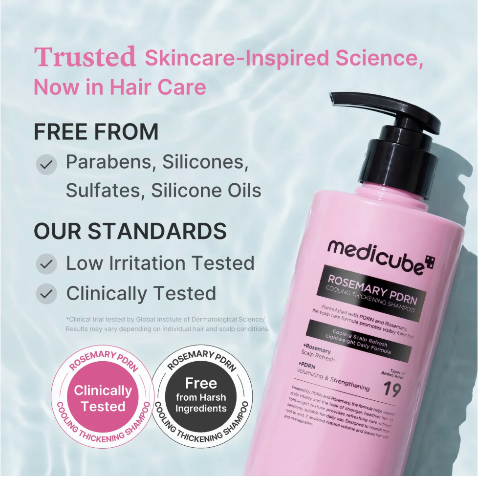 Medicube Rosemary PDRN Cooling Thickening Shampoo