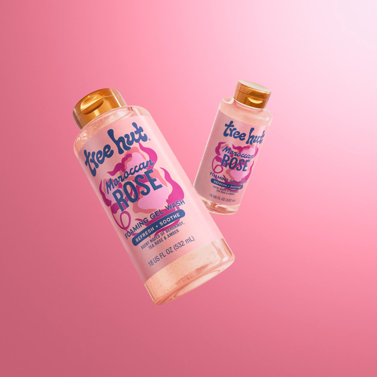 Tree Hut Moroccan Rose Foaming Gel Body Wash