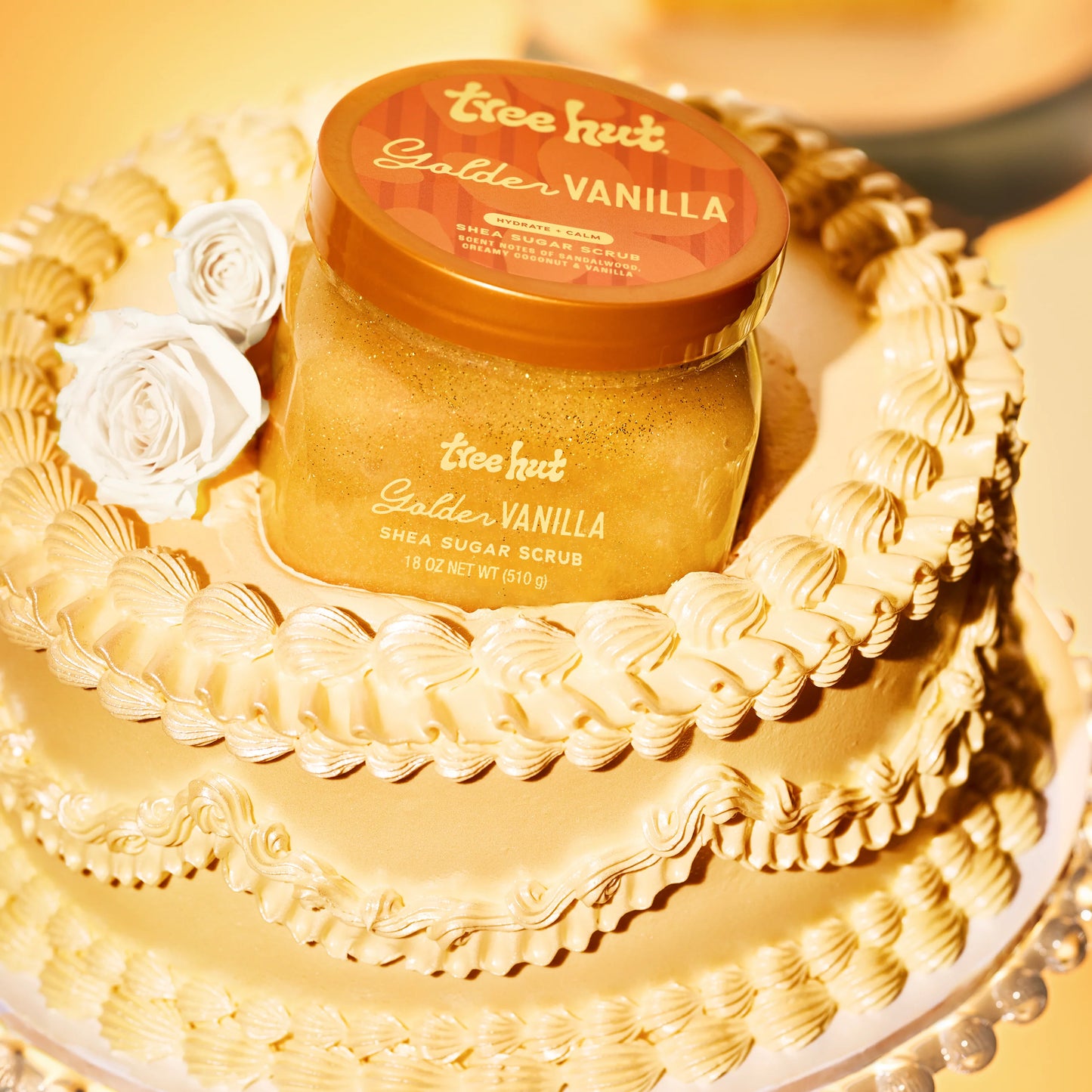 Tree Hut Golden Vanilla Shea Sugar Scrub