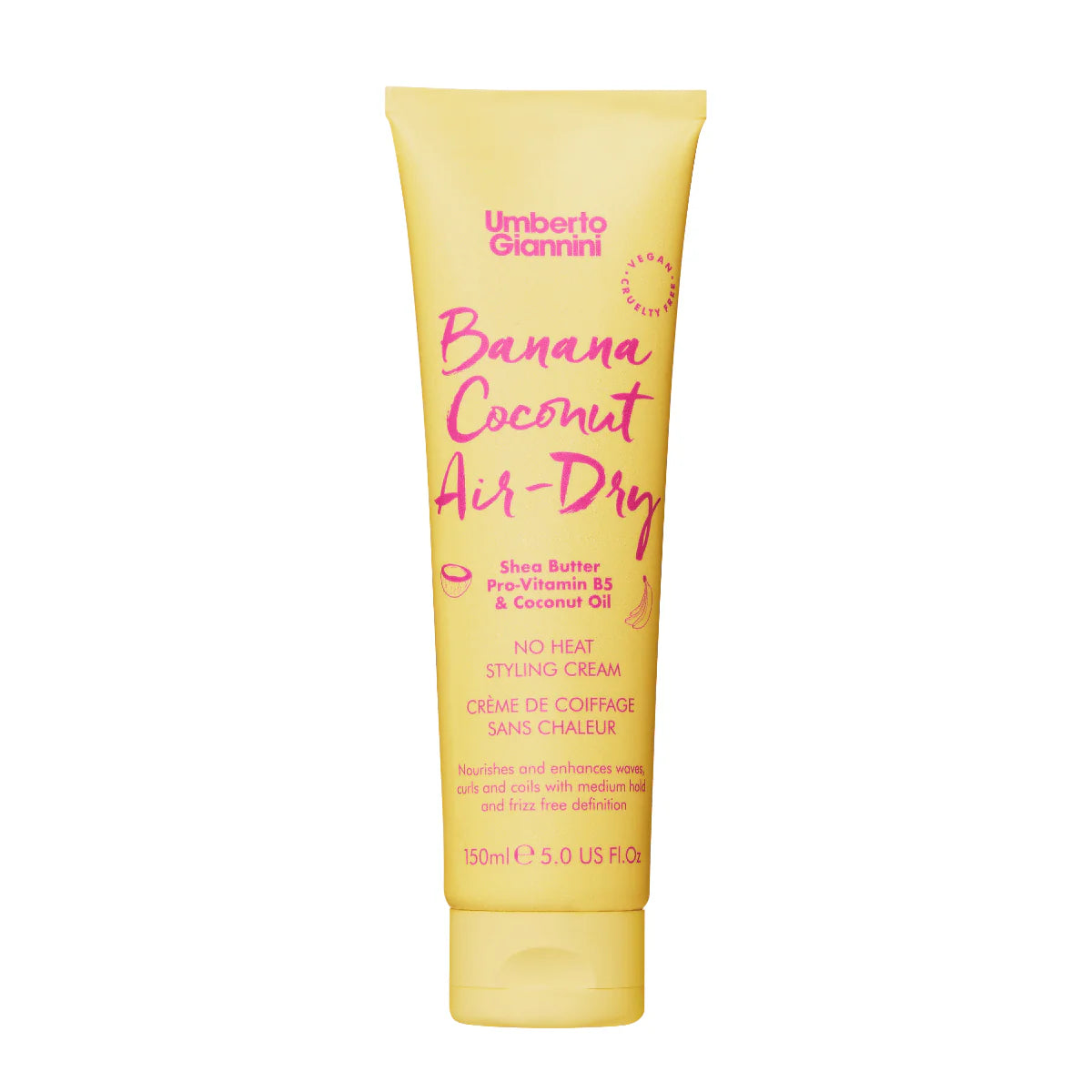 Banana Coconut Air-Dry No Heat Styling Cream