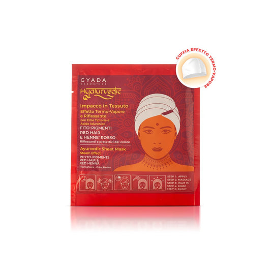 Hyalurvedic Sheet Mask | Steam Effect | Red Heads