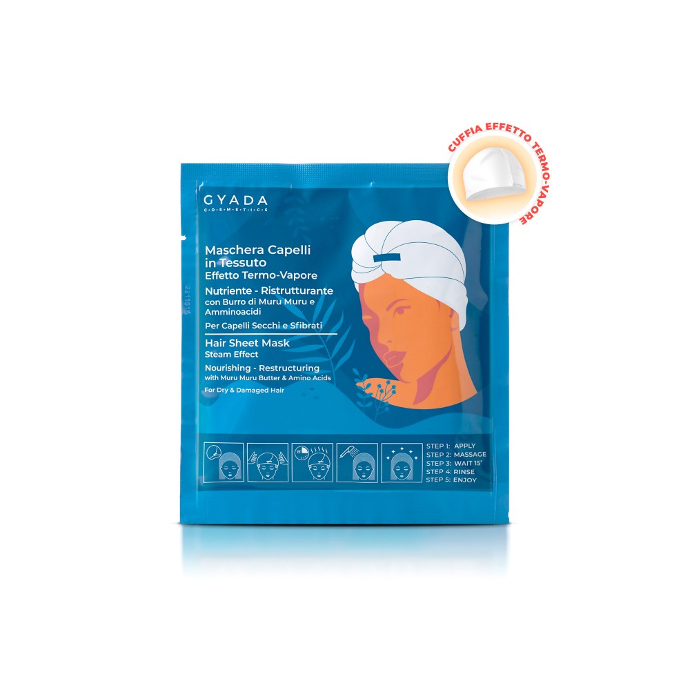 Hair Sheet Mask 1 | Steam Effect | Nourishing &amp; Restructuring