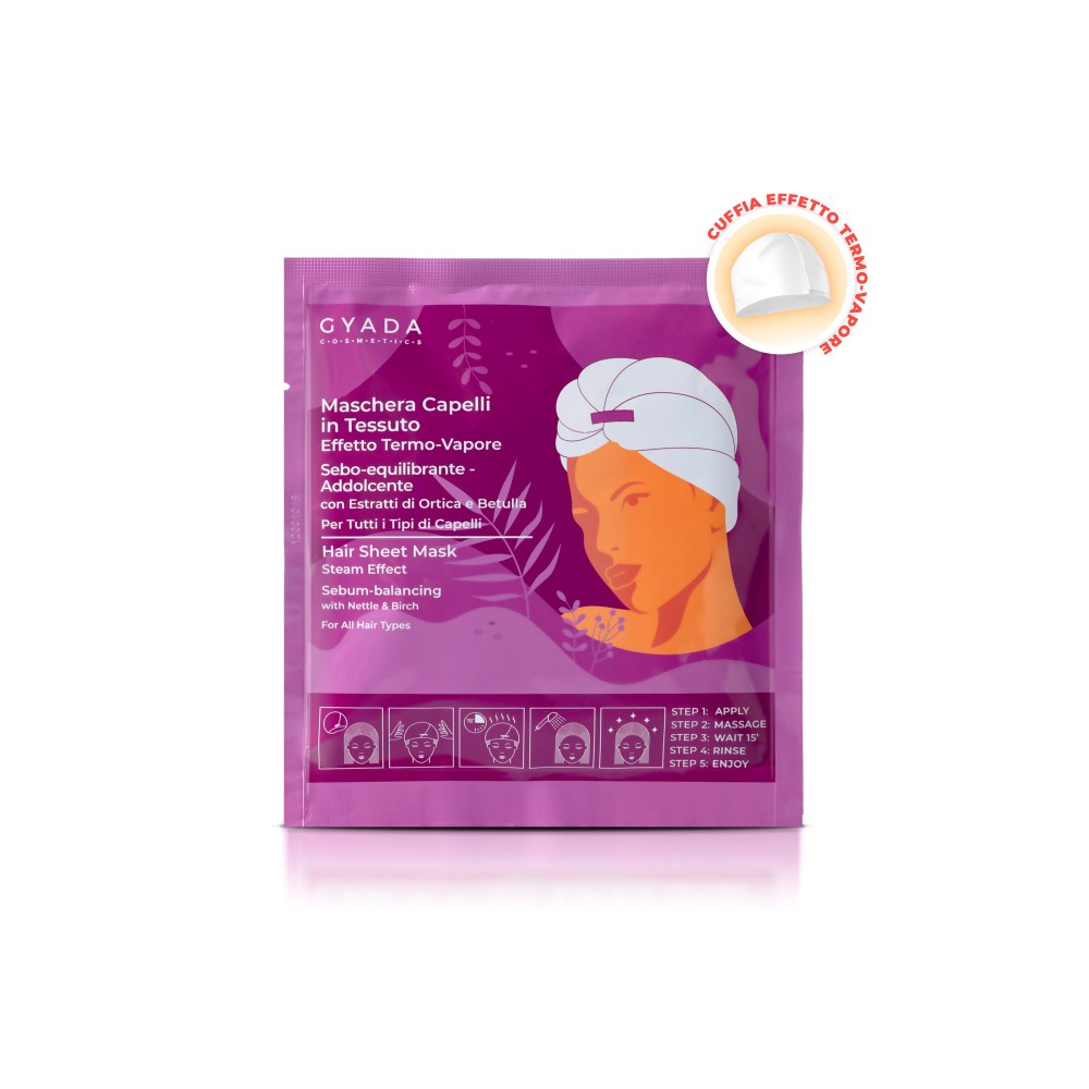 Hair Sheet Mask 2 | Steam Effect | Sebum-Balancing